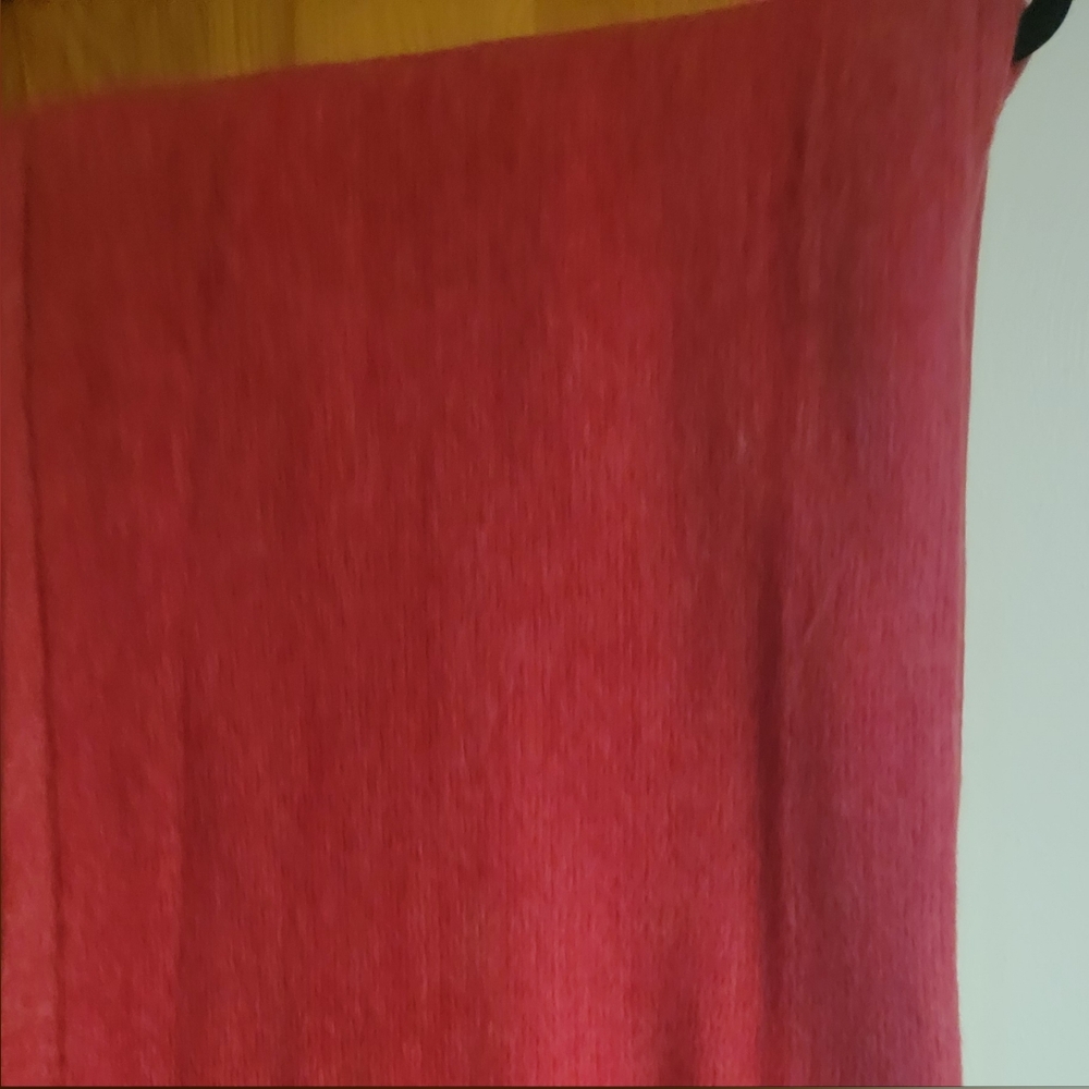 Red Shawl NWT Anthropologie Wrap Drape oversized Fringe Soft